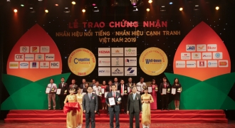 Dai-ichi Việt Nam được vinh danh “Top 20 Nhãn hiệu nổi tiếng Việt Nam 2019”