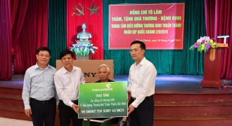 Vietcombank tặng quà các đồng chí thương binh tại Thuận Thành – Bắc Ninh