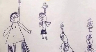 Lo lắng học sinh bị trầm cảm từ bức vẽ, cô giáo nhận được lời giải thích bất ngờ