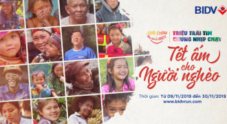 Khởi động giải chạy Nụ cười BIDV - Tết ấm cho người nghèo 2020 ngày 9/11
