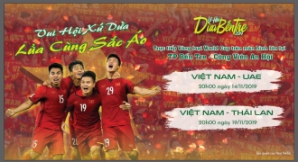 Vui hội xứ Dừa – Lửa cùng sắc áo: Miễn phí xem vòng loại World Cup qua màn hình lớn