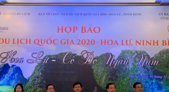 Họp báo giới thiệu “Năm Du lịch quốc gia 2020 - Hoa Lư, Ninh Bình”