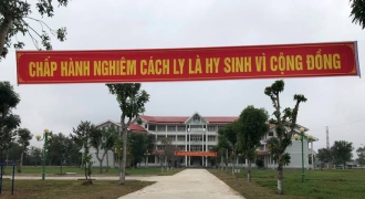 Bên trong khu cách ly hơn 500 người từ các nước có vùng dịch trở về tại Thanh Hóa
