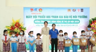 Học sinh quận Ninh Kiều - Cần Thơ tham gia chương trình bảo vệ môi trường