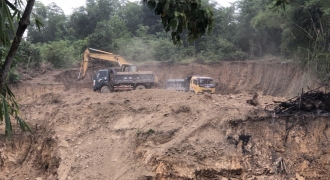 Hòa Bình: Rầm rộ đào đất mở rộng thị trấn Bo, chính quyền huyện không hề hay biết