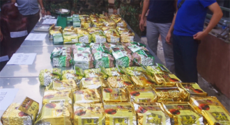 Hà Tĩnh: Phát hiện gần 100 kg ma túy giấu trong 5 tượng gỗ