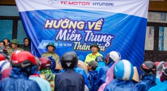 TC MOTOR trao hơn 4000 suất quà cứu trợ cho 4 tỉnh miền Trung