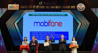 MobiFone nhận giải thưởng chuyển đổi số Việt Nam 2020