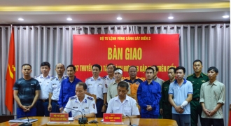 Quảng Nam: Vùng cảnh sát biển 2 cứu thành công tàuThành Hưng 08 bị nạn trên biển