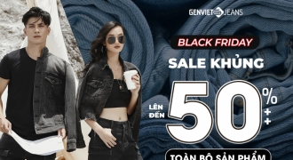 Genviet Jeans ưu đãi đến 50%++ dịp Black Friday