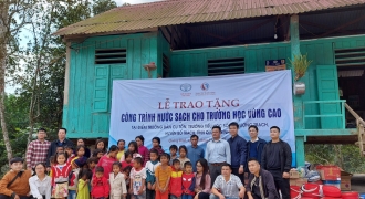 Quỹ Toyota Việt Nam (TVF) bàn giao hệ thống lọc nước tinh khiết cho trường học tại Quảng Bình