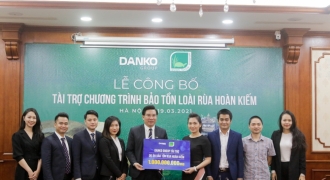 Danko Group tài trợ 1 tỷ đồng bảo tồn rùa Hoàn Kiếm