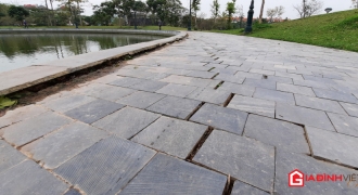 Dự án Công viên hồ điều hòa ở Hà Nội vừa hết thời hạn bảo hành đã xuống cấp