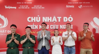 Amway Việt Nam tiếp tục đồng hành cùng chương trình hiến máu Chủ nhật đỏ