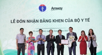 Amway Việt Nam tự hào lần thứ 2 đón nhận Bằng khen của Bộ Y tế