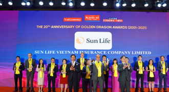 Sun Life Việt Nam vinh dự nhận “Giải Thưởng Rồng Vàng” năm 2021
