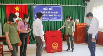 TP. Cần Thơ kiểm tra công tác tuyên truyền bầu cử tại huyện Thới Lai