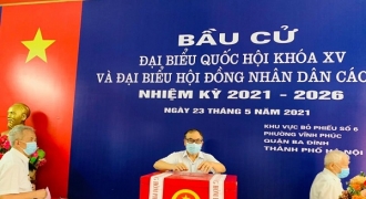 Hà Nội và nhiều địa phương đạt tỷ lệ trên 98% cử tri đi bầu cử