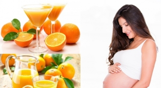 Bà bầu uống nước cam: Mẹ an thai, con khỏe mạnh