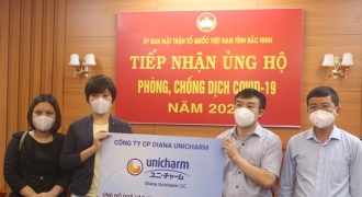 Diana Unicharm ủng hộ 2 tỷ đồng cho Quỹ vắc xin, chung tay cùng Bắc Ninh chống dịch