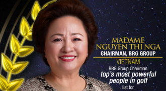 Madame Nguyễn Thị Nga lần thứ 6 liên tiếp được vinh danh người có tầm ảnh hưởng nhất châu Á trong lĩnh vực Gôn