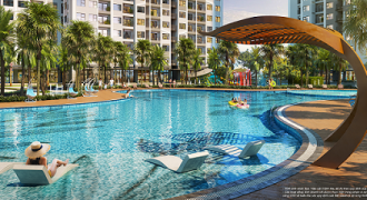 Bể bơi nhiệt đới 1.000 m2 phong cách Mỹ - chuẩn sống nghỉ dưỡng của The Miami