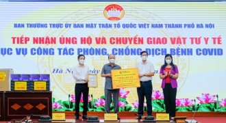 T&T Group trao tặng 1 triệu bộ kit xét nghiệm PCR cho Hà Nội chống dịch