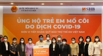 Chia sẻ yêu thương: SHB ủng hộ 1.600 trẻ em mồ côi do đại dịch Covid-19