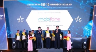 MobiFone nhận danh hiệu top 10 doanh nghiệp CNTT 2021