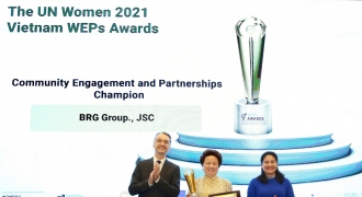 Tập đoàn BRG được vinh danh tại Giải thưởng Trao quyền cho phụ nữ