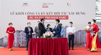 FLC Premier Parc khởi công và ký kết đối tác xây dựng giai đoạn 2