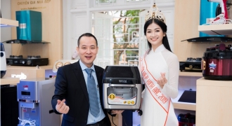 Người đẹp Thu Phương làm đại sứ hình ảnh cho thương hiệu đồ gia dụng, nhà bếp