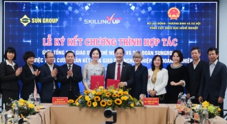 Tập đoàn Sun Group ký hợp tác với Tổng cục Giáo dục nghề nghiệp