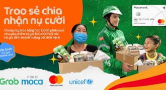 Mastercard và Grab Việt Nam trao tặng gói hỗ trợ trẻ em và gia đình ảnh hưởng dịch