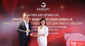 Sanofi Việt Nam giữ vững danh hiệu 