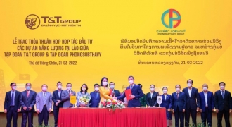 T&T Group hợp tác với tập đoàn hàng đầu của Lào, phát triển 2.500 MW điện tái tạo   