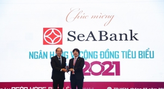 SeABank được vinh danh 2 giải thưởng “Ngân hàng Việt Nam tiêu biểu 2021”