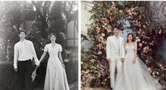 Bí mật mới tiết lộ về chiếc váy cưới của Song Hye Kyo và Son Ye Jin