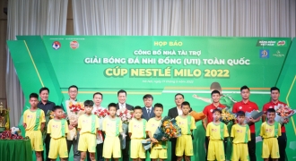 Họp báo công bố nhà tài trợ Giải Bóng đá Nhi đồng (U11) toàn quốc 2022 – Cúp Nestlé MILO