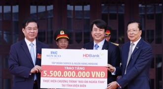 Sovico và HDBank xây dựng 100 căn nhà tình nghĩa tại tỉnh Điện Biên