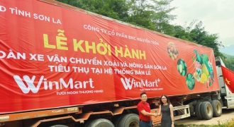 Hơn 3.000 siêu thị và cửa hàng WinMart/WinMart+ bán nông sản, đặc sản Sơn La