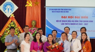 Bà Trần Thị Loan tái đắc cử Chủ tịch Hội KHHGĐ tỉnh Quảng Bình