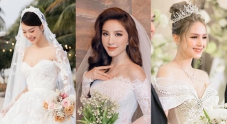 “Soi” loạt váy cưới hàng hiệu, đắt đỏ trị giá hàng tỷ đồng của dàn mỹ nhân Việt
