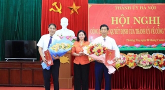 Ông Nguyễn Xuân Minh được điều động, giữ chức Phó Bí thư Huyện ủy Thường Tín