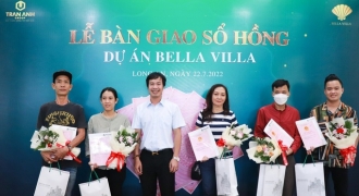 Trần Anh Group bàn giao sổ hồng đợt 2 dự án Bella Villa
