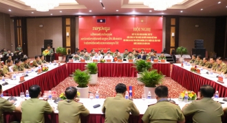 Công an Nghệ An hợp tác công an 3 tỉnh của Lào bảo đảm an ninh biên giới
