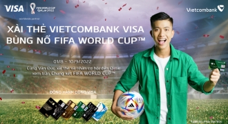  Xài thẻ Vietcombank Visa - Bùng nổ FIFA World Cup 2022™