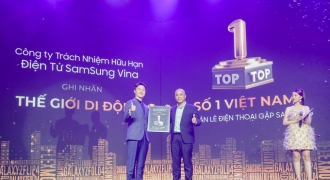 Thế Giới Di Động là Nhà bán lẻ điện thoại gập Samsung số 1 Việt Nam