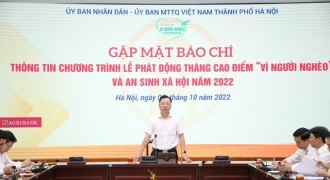 Hà Nội phát động Tháng cao điểm “Vì người nghèo” năm 2022
