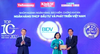 2 sản phẩm của BIDV nhận giải thưởng Tin Dùng Việt Nam 2022